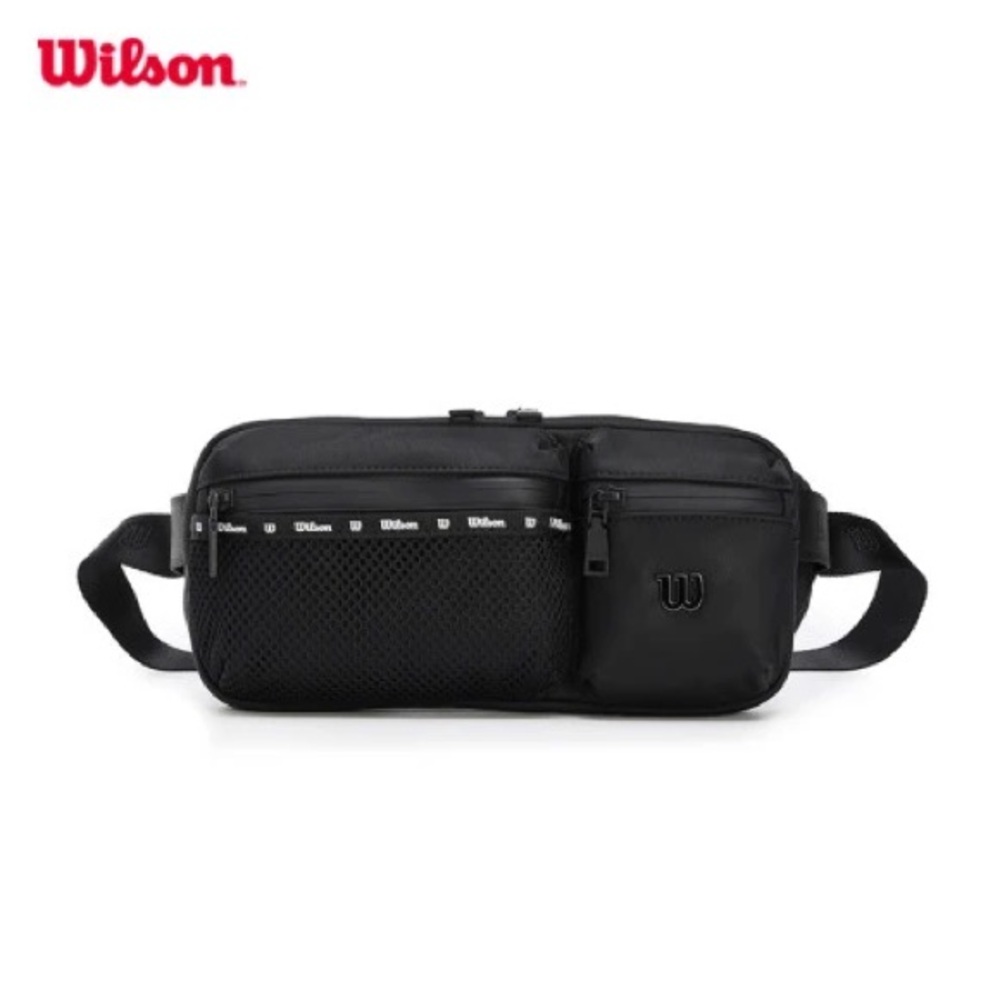 Wilson Black Belt Bag for Men